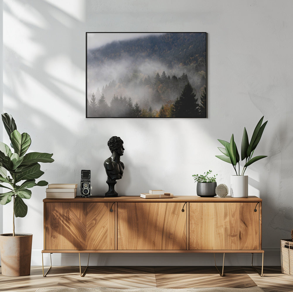 Mistige bossen 9 | Poster