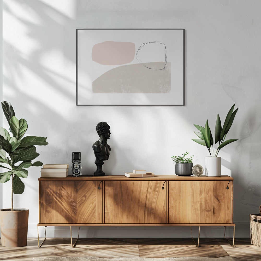 Abstracte geometrische vormen | Poster