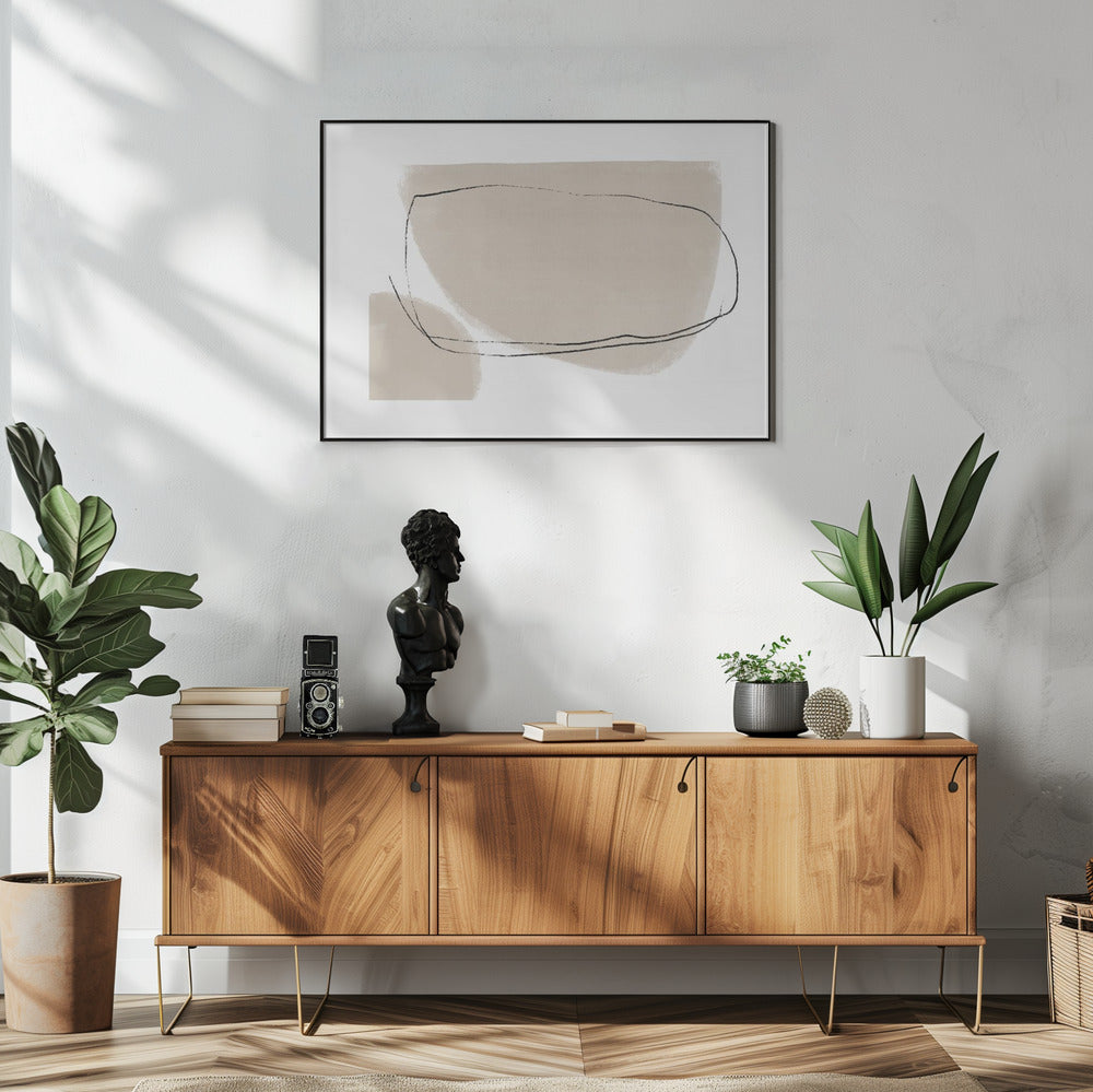 Beige And White Tones | Poster