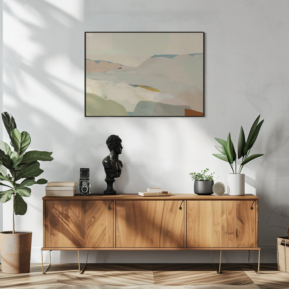 Kleurenblok Landschap 2 | Poster