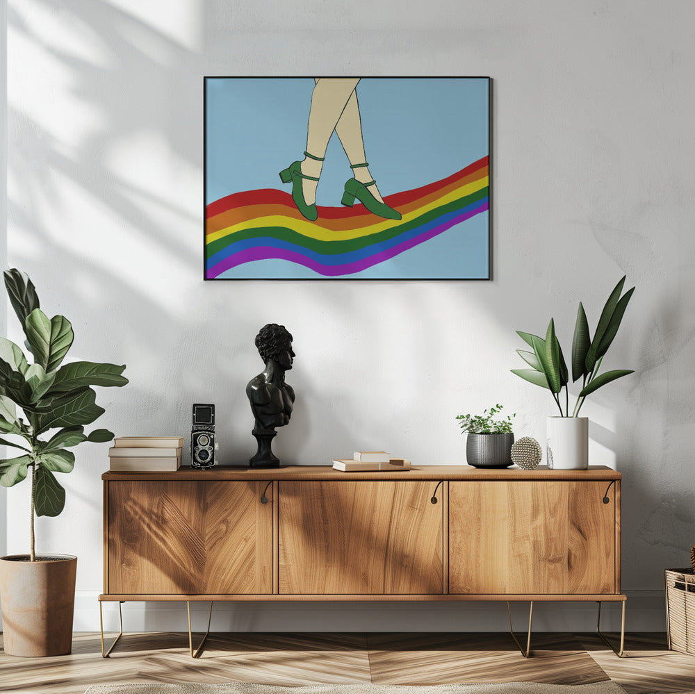 Regenboogwandeling | Poster
