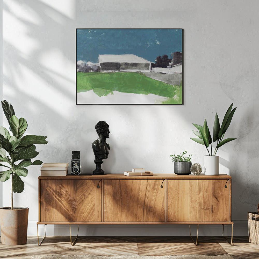 Barren Farm Barn Print nr. 3 | Poster