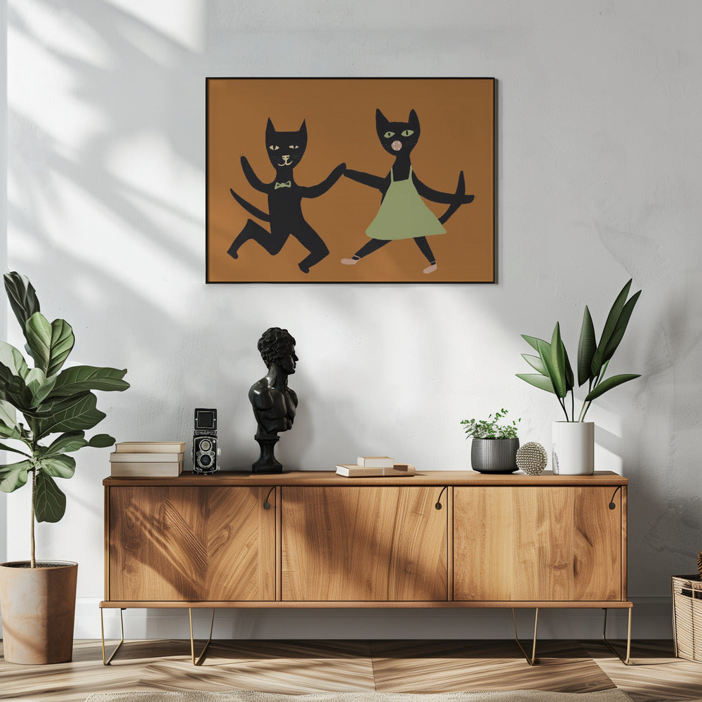 Dancing cats | Poster