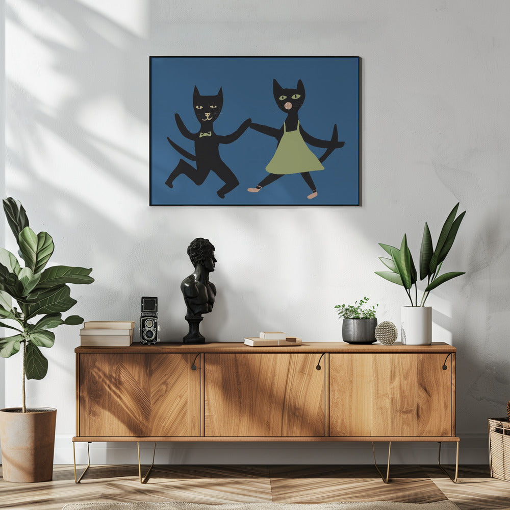 Dancing cats | Poster