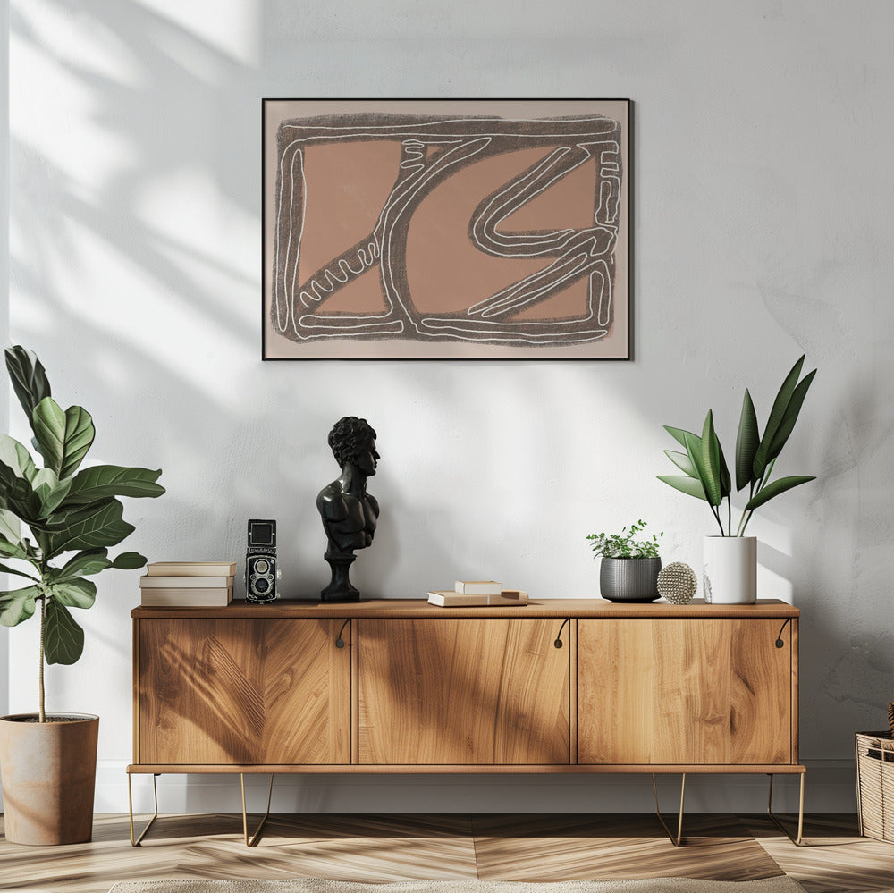 Abstracte Pantone-kleur | Poster