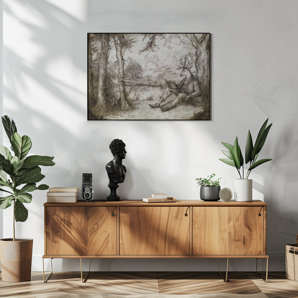 LEZEN ONDER EEN BOOM | Poster