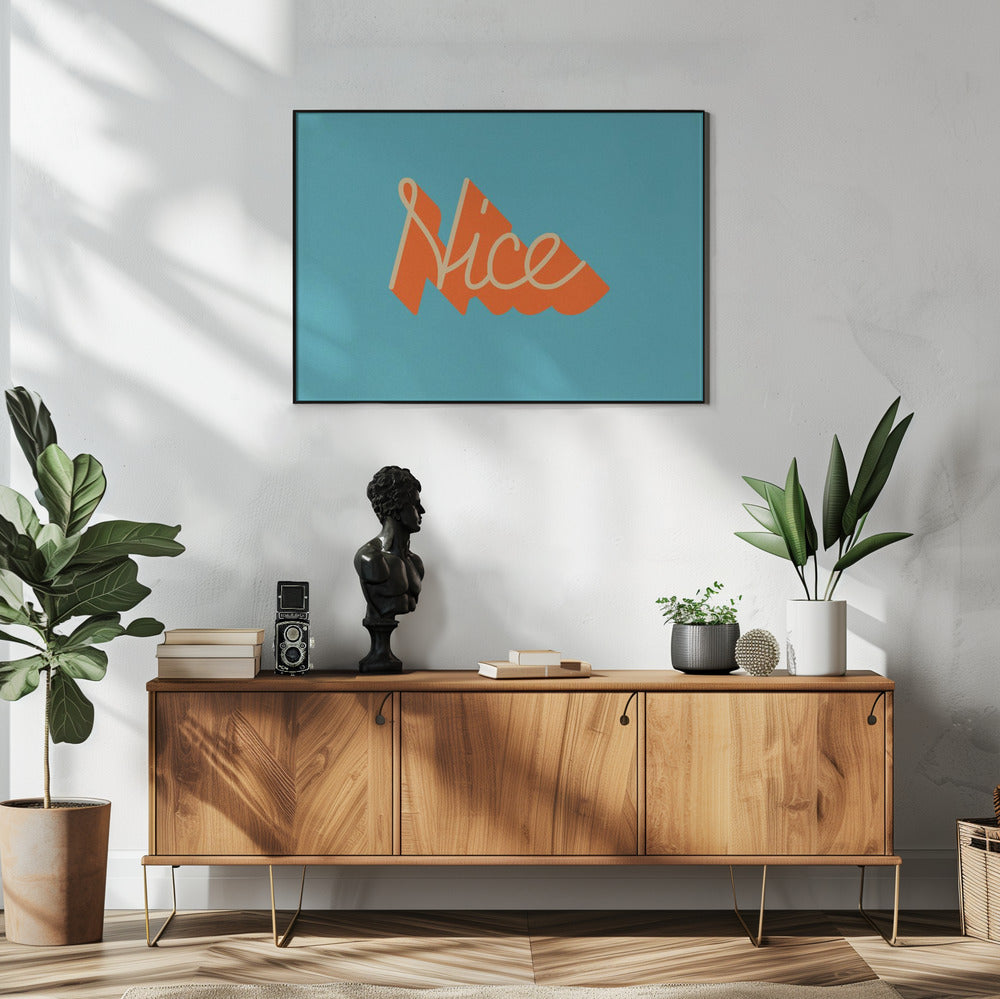 Retro-Style Typography with Vibrant Color | Poster