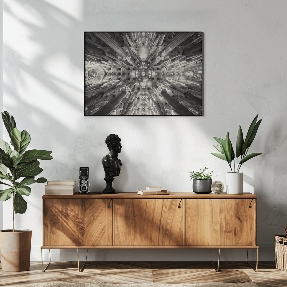 Kunstmatig bos - Sagrada Familia | Poster