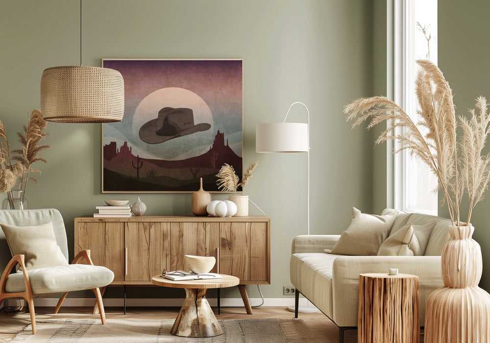 Woestijn Cowboy Droom | Canvas