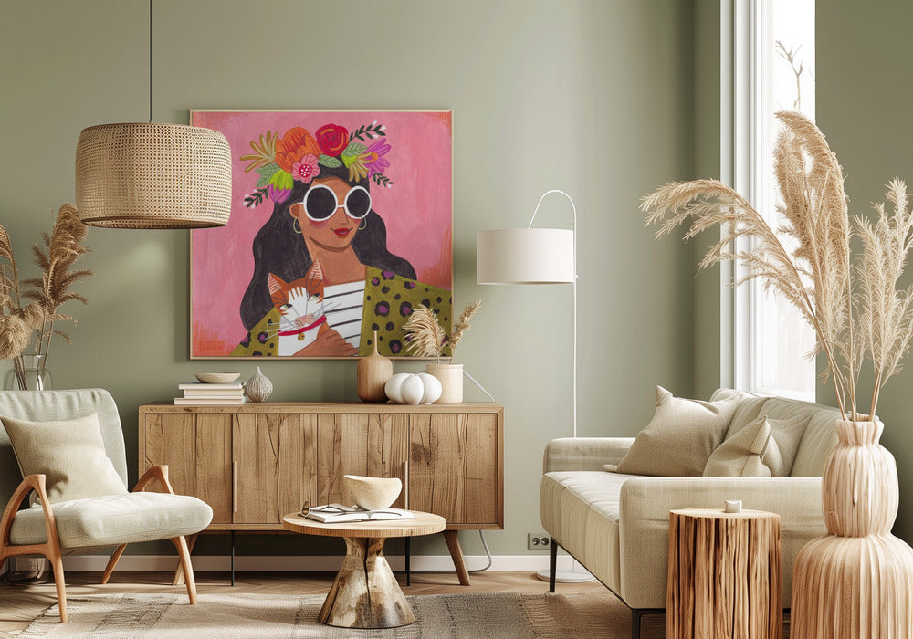 Cat lady | Canvas