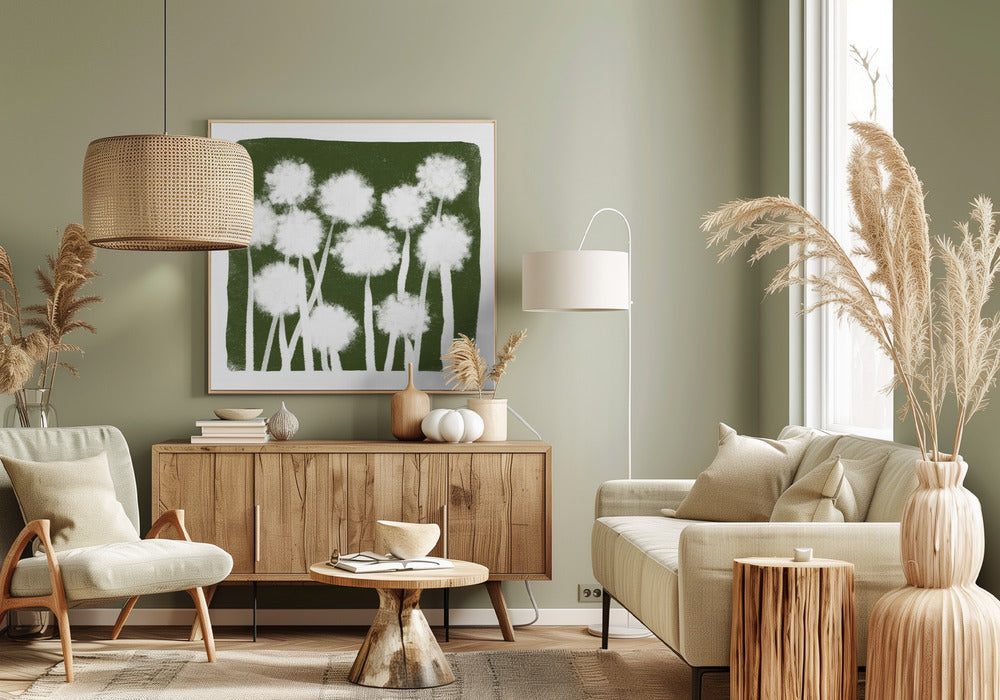 Groen Abstract | Canvas