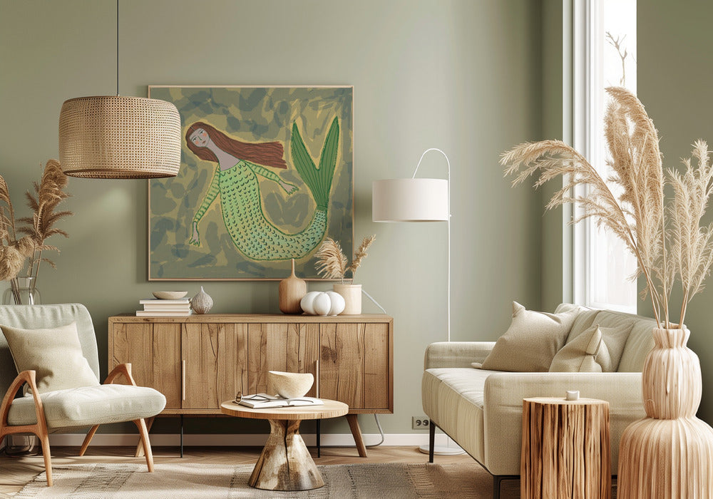 Zeemeermingroen | Canvas
