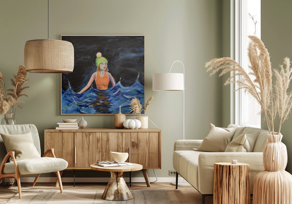 Wildzwemmen | Canvas