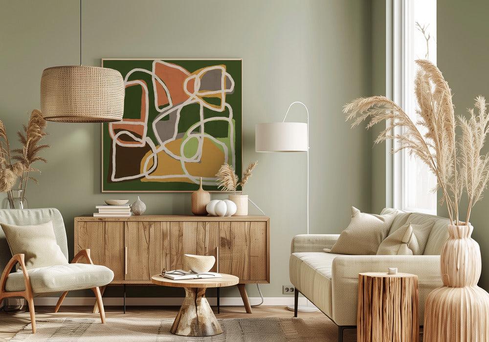 Lijnen en vormen | Canvas