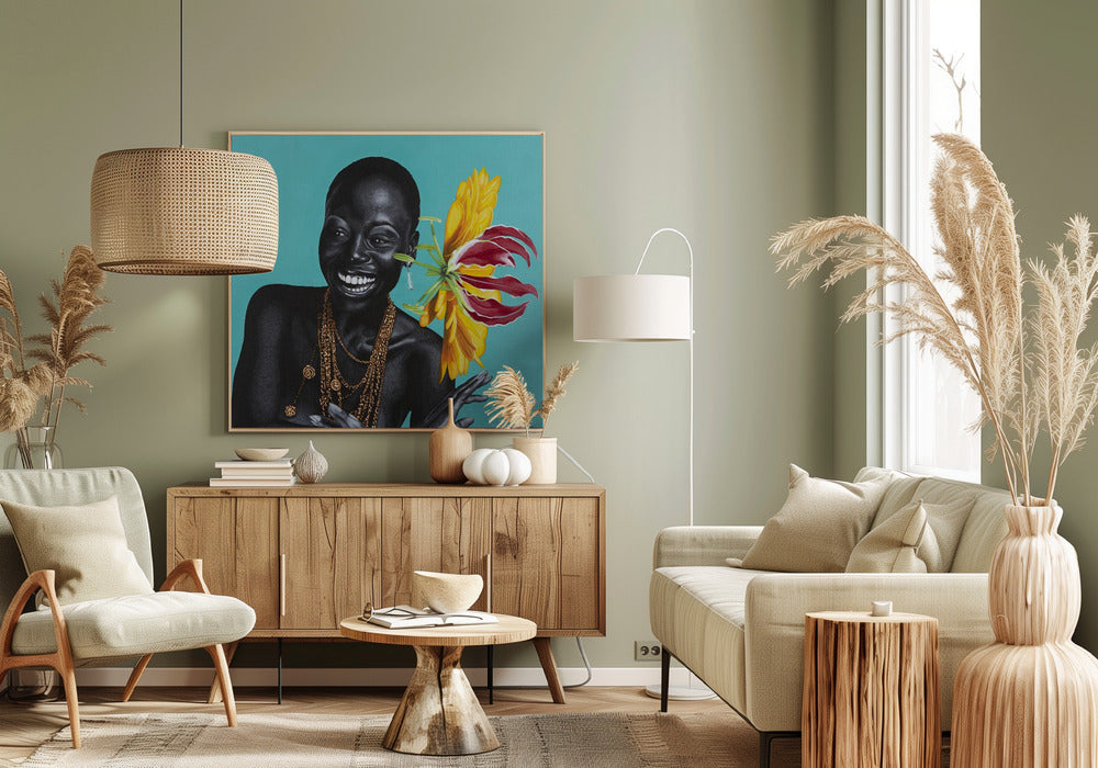 Bloemen doen carnaval | Canvas