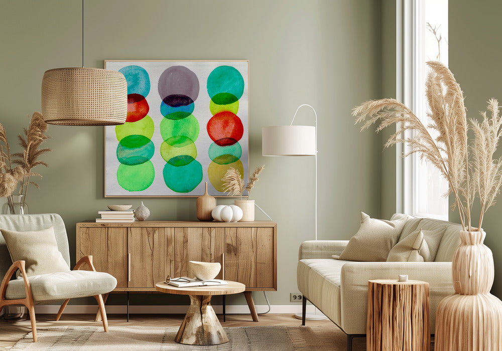 Stippen en vlekken | Canvas