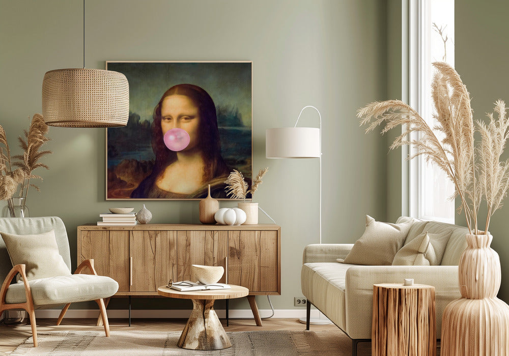 Mona Lisa Bubblegum | Canvas