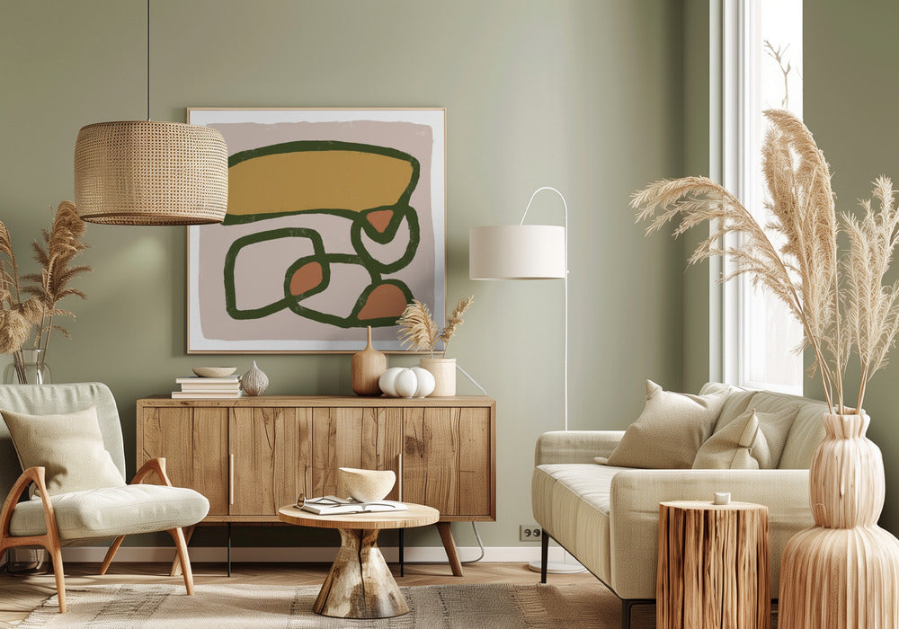 Abstracte cirkels | Canvas