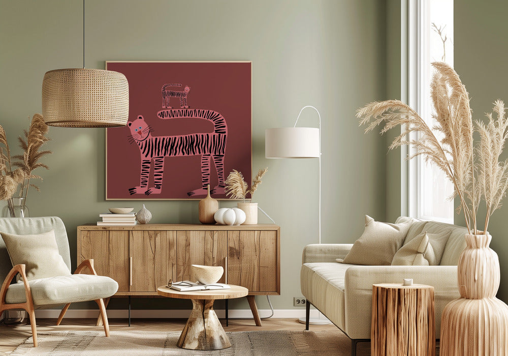 Tijgerkat | Canvas
