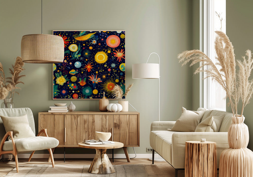 Dromen van een zonnetuin | Canvas