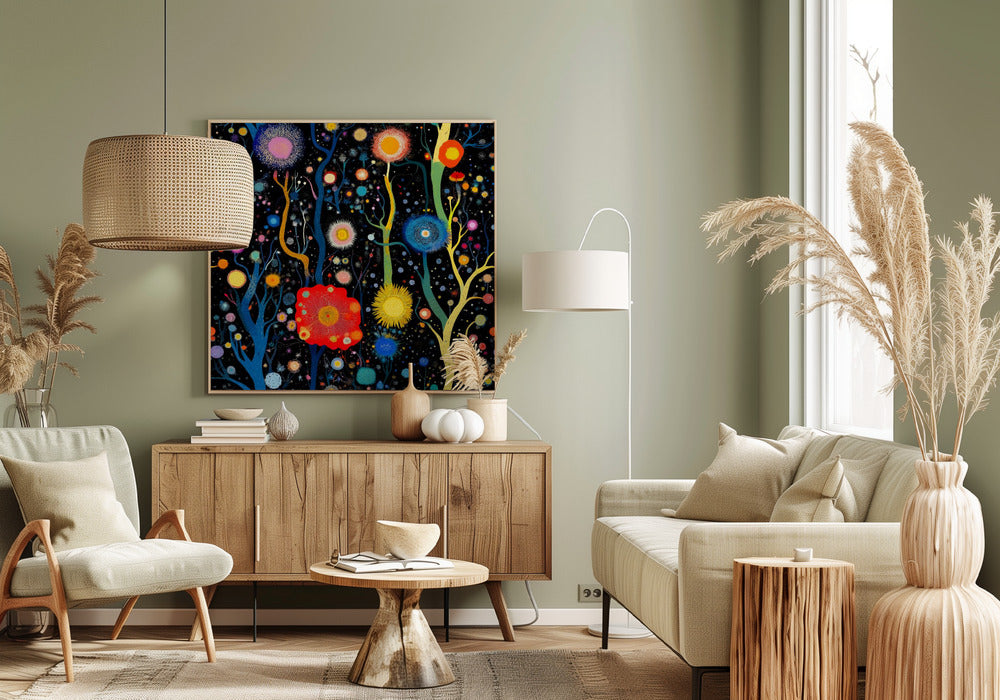 Levendige Hemelse Tuin | Canvas
