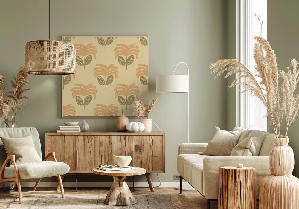 Bloemenpatroon | Canvas