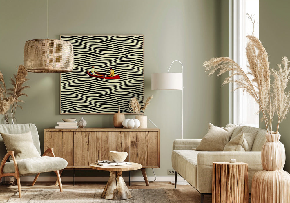 Illusoire boottocht | Canvas