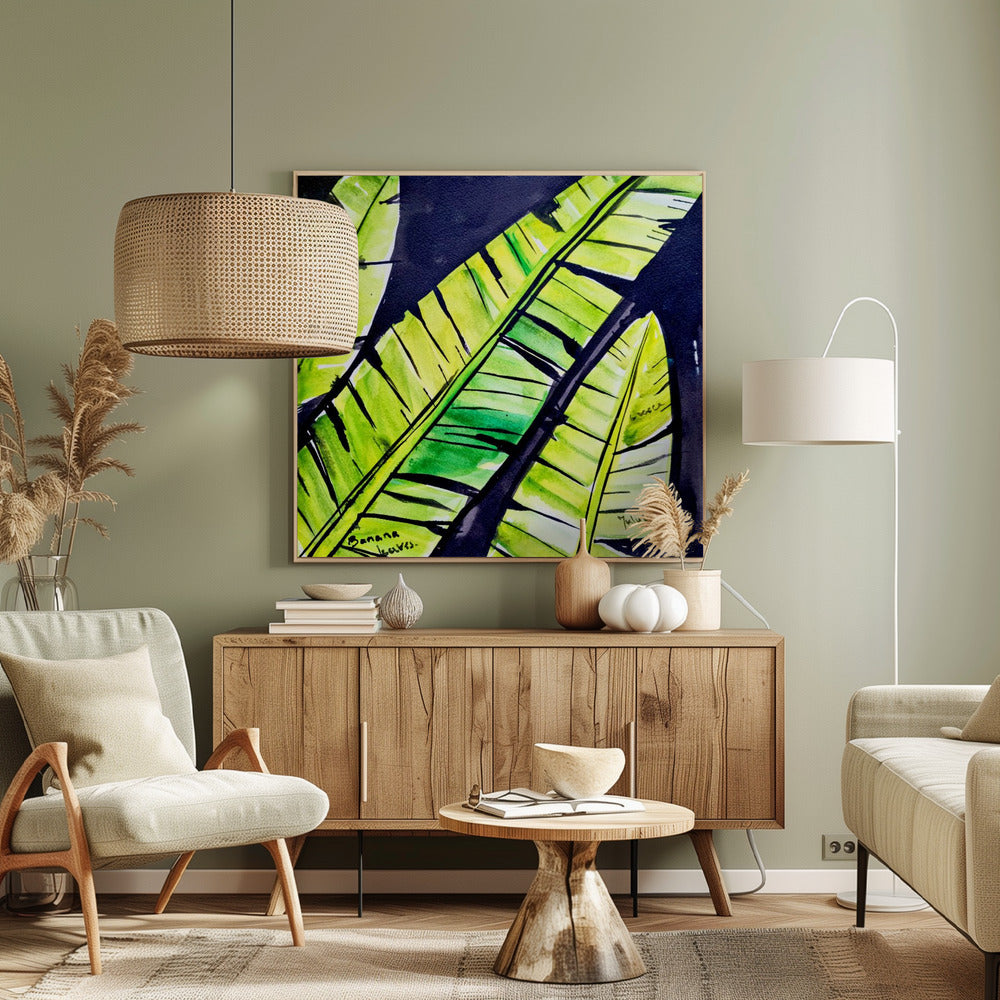 Bananenbladeren | Canvas