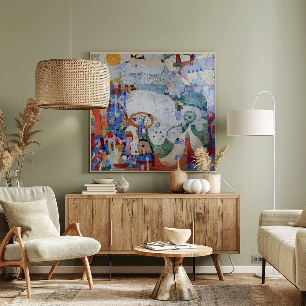 Verafgelegen dorp | Canvas
