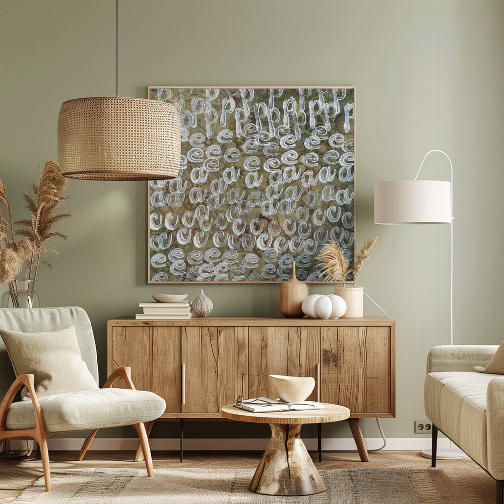 Alfanumerieke Dans | Canvas