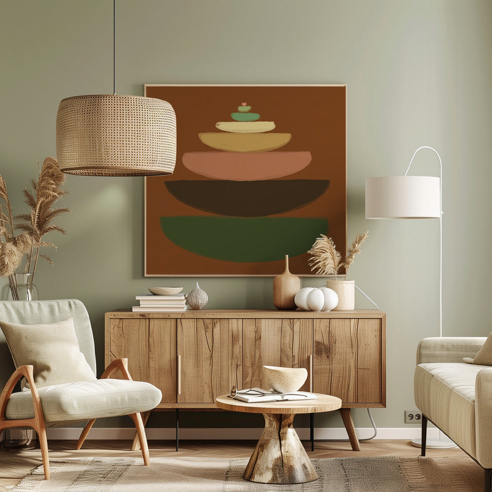 Abstracte kommen | Canvas