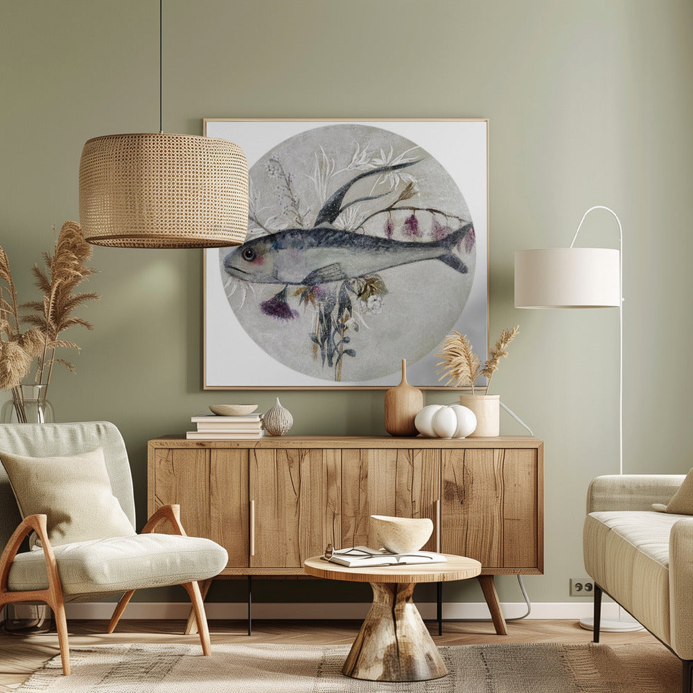 Abstracte botanische elementen | Canvas