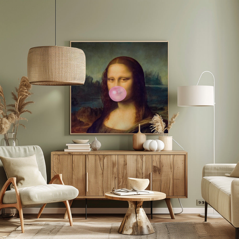 Mona Lisa Bubblegum | Canvas