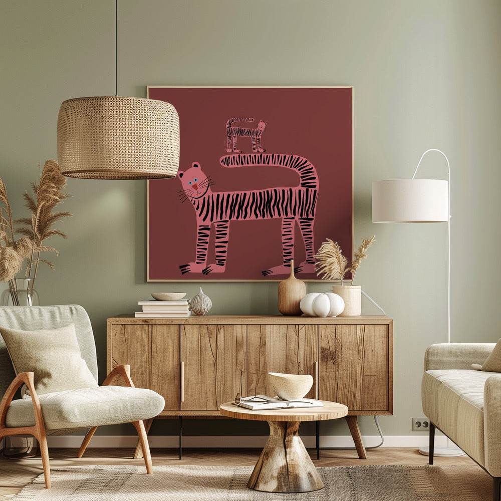 Tijgerkat | Canvas