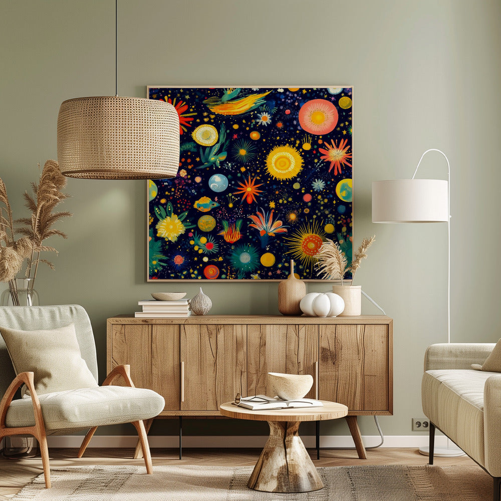 Dromen van een zonnetuin | Canvas