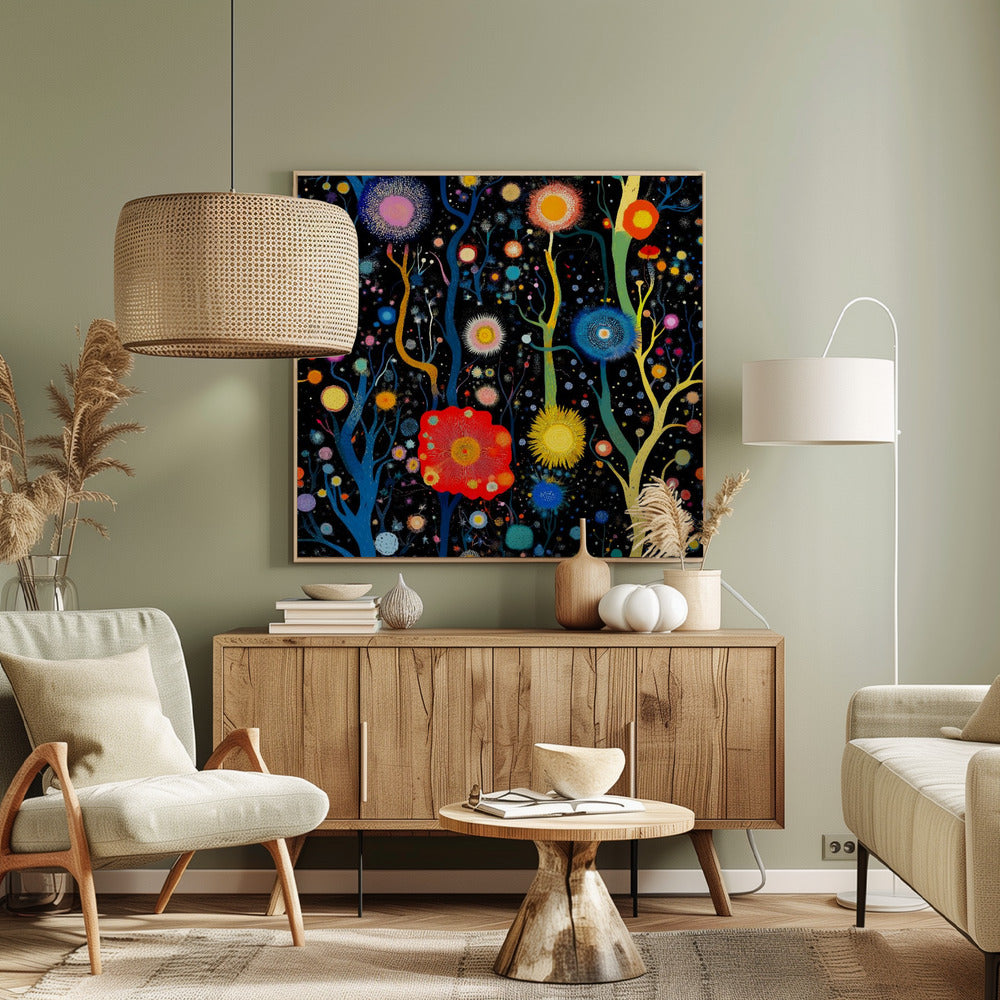 Levendige Hemelse Tuin | Canvas