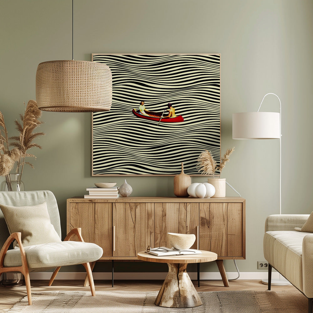 Illusoire boottocht | Canvas