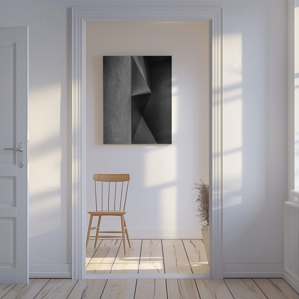 Grijze schaduwen | Canvas