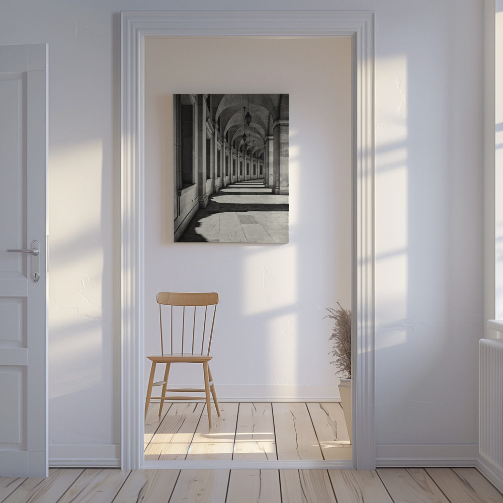 Gebogen gang | Canvas