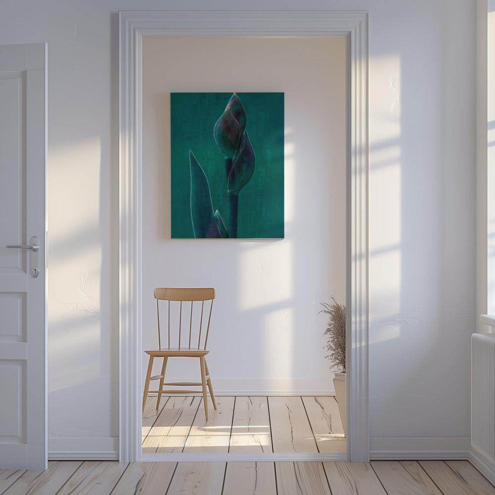 Blauwe charade. | Canvas