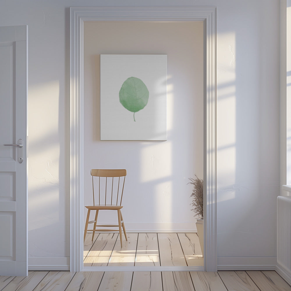 Enkel blad | Canvas