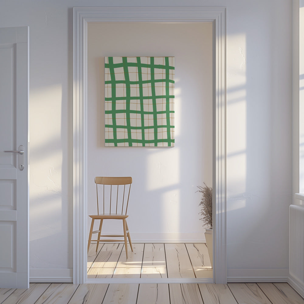 Groen raster | Canvas