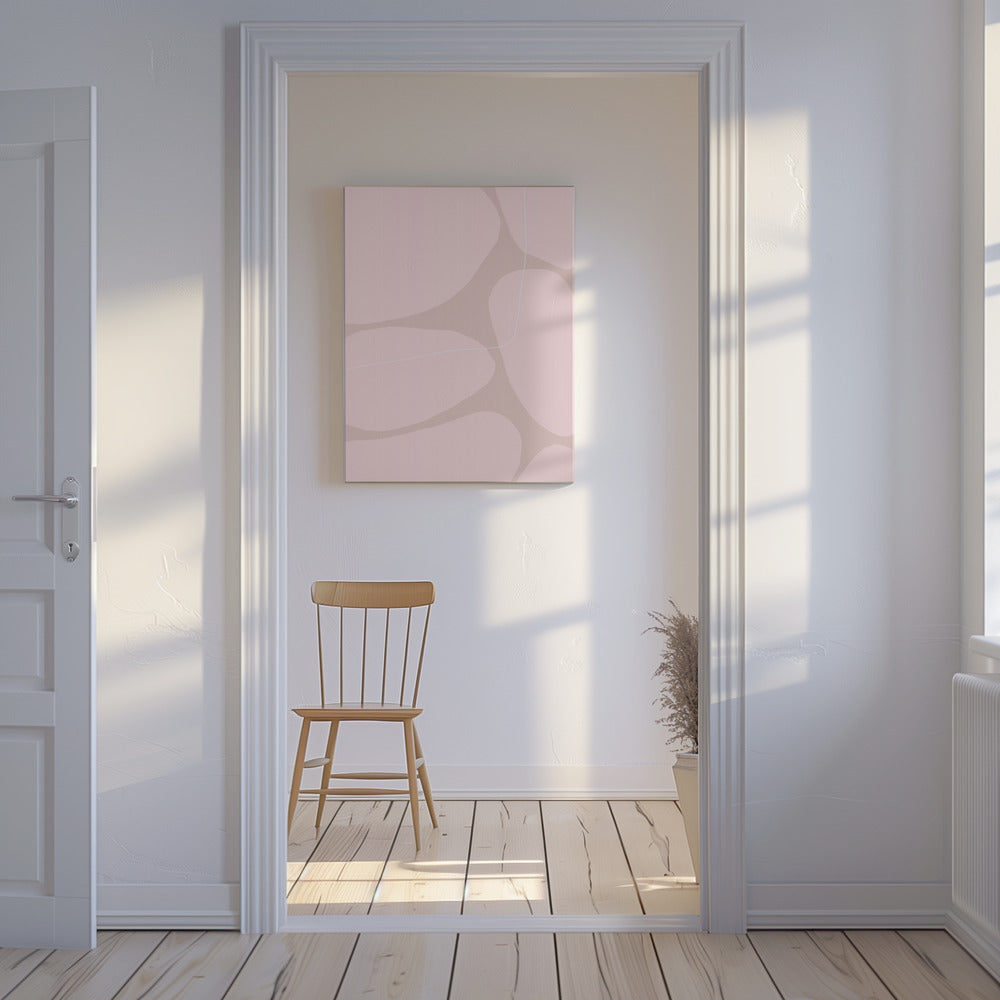 Zachte bloemblaadjes dansen | Canvas