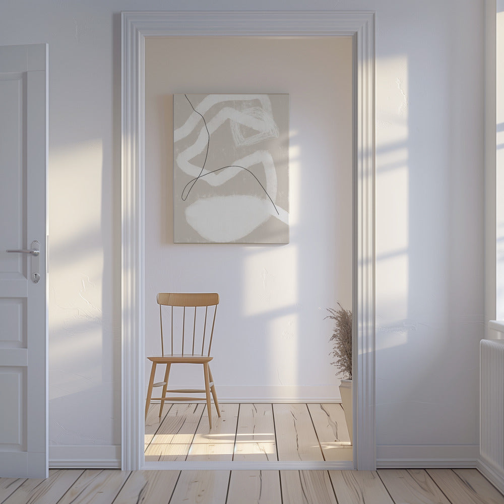 Organische lijnen en vormen | Canvas