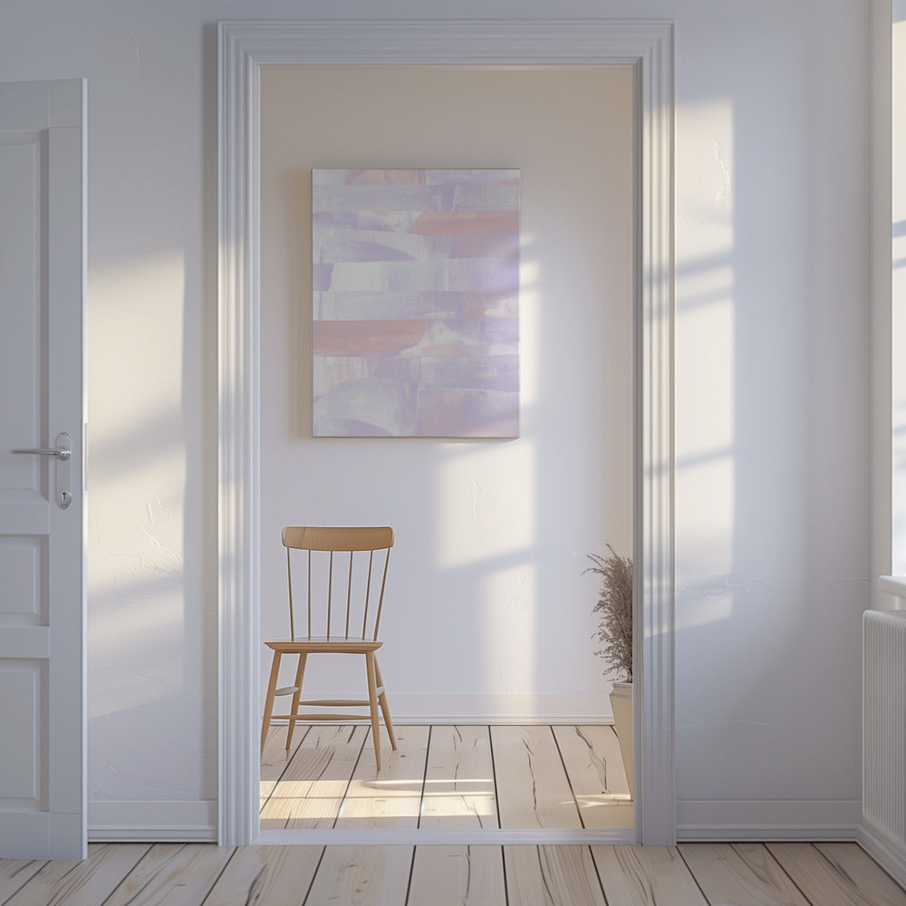 Pastel Hues Of Lavender And Peach | Canvas