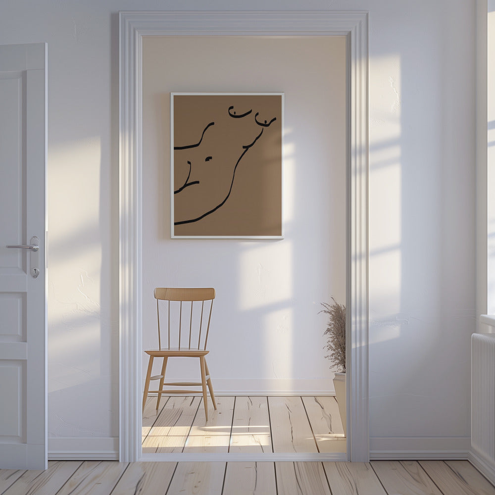 Gebogen lijnen | Canvas