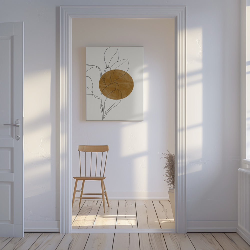 Lijnbladharmonie | Canvas