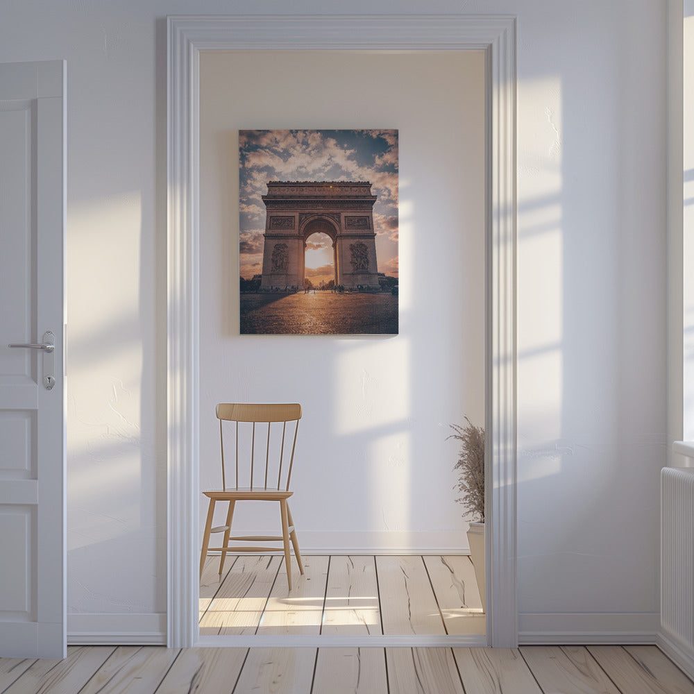 Gouden Boog van Parijs | Canvas