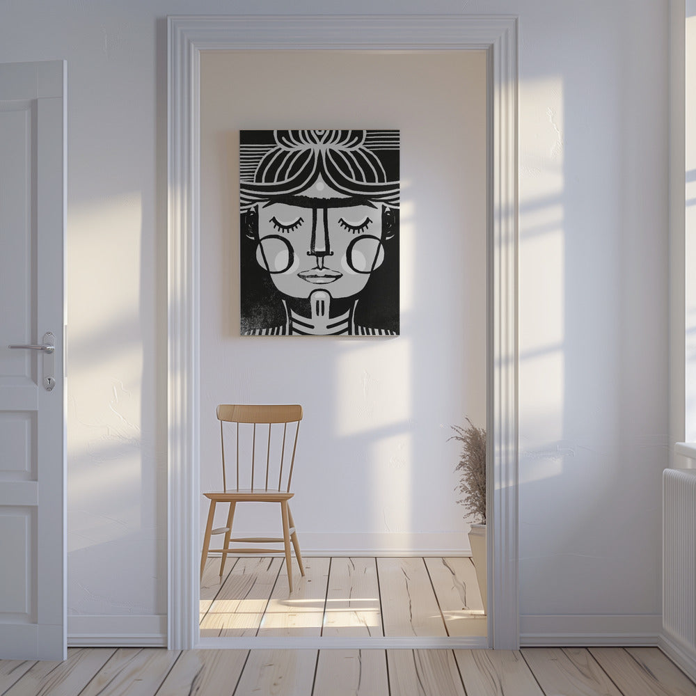 Symmetrische sereniteit | Canvas