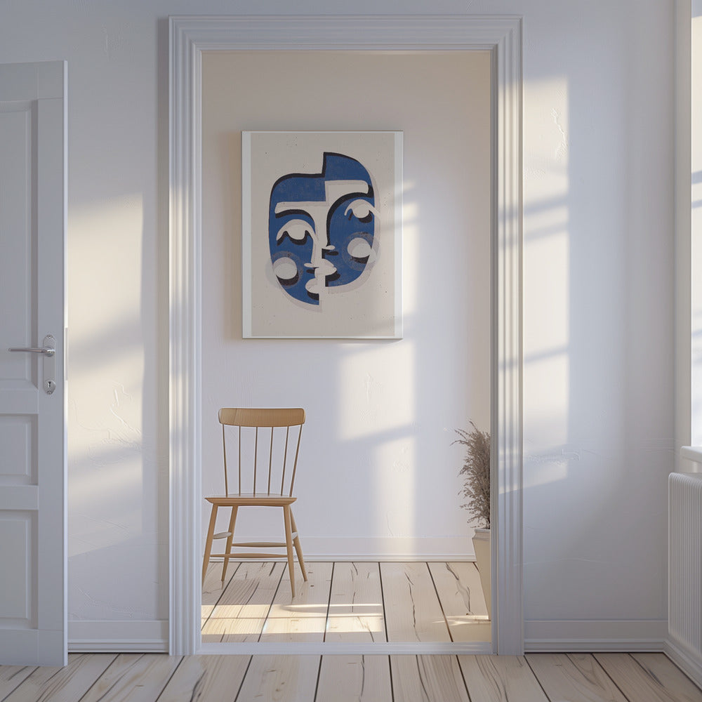 Gefragmenteerde gezichten | Canvas